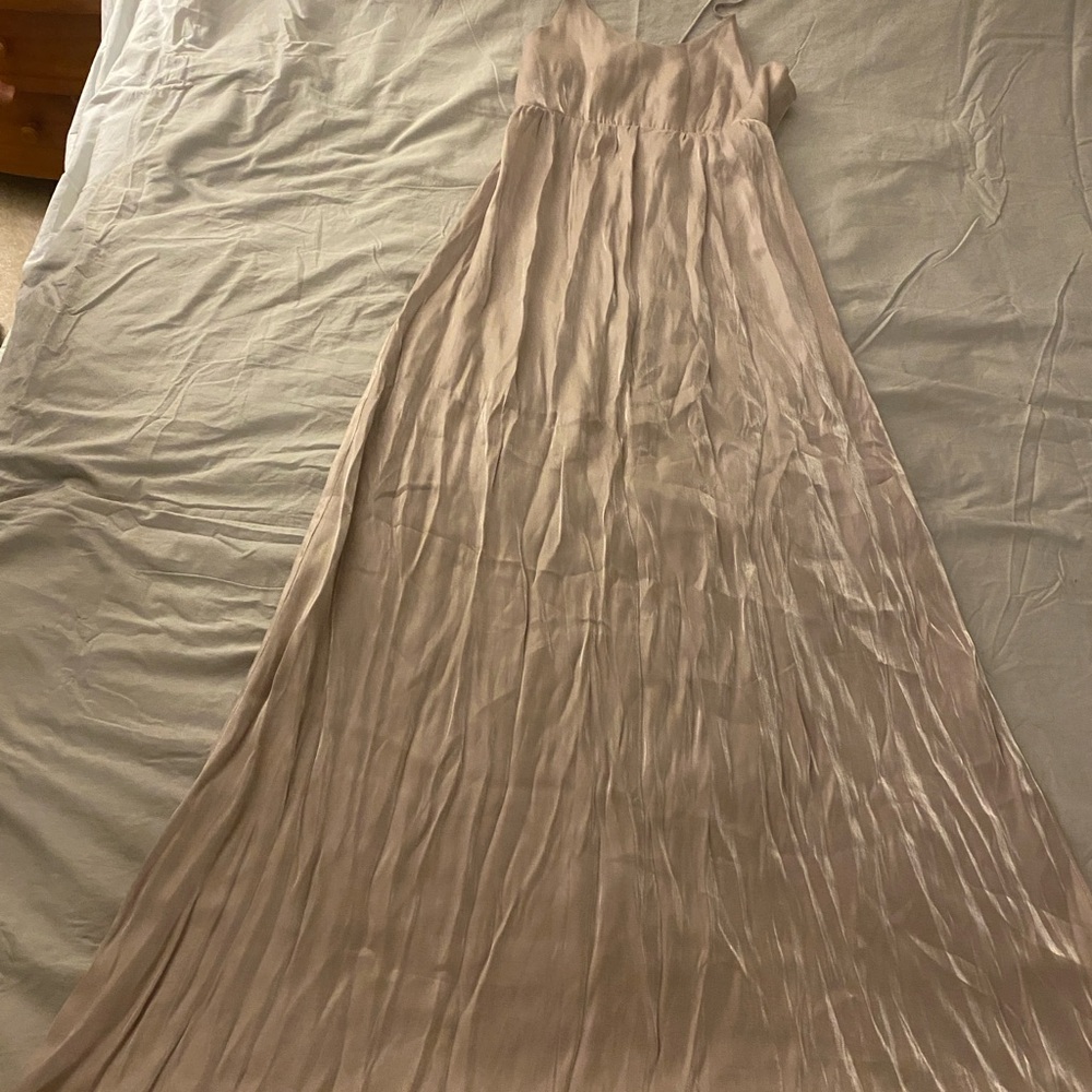 Elegant Cream Maxi Dress